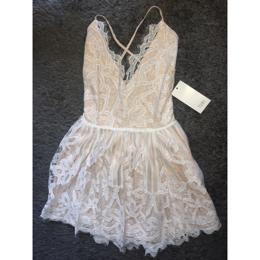 Strap up shift dress